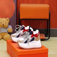 增高鞋elevator shoes10cm厚底内增高女鞋老爹鞋百搭2025年新款夏秋季小个子休闲运动鞋新款25.5.25