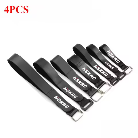 4PCS HSKRC Nylon Non-Slip Coating LIPO Battery Strap 150mm / 200mm / 250mm