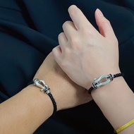 FRED outlet bracelet 斐登 情侶手鏈 黑色手繩