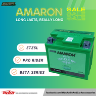 AP-ETZ5L AMARON Pro Bike Rider (MF5L-B) Motorcycle Battery Maintenance Free, Honda  Kawasaki , Yamaha, SYM (Length 6.5cm X Width 11cm X 10.70cm}