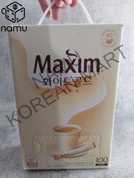 Maxim Coffee Korea White Gold 100 pcs Kopi Coffeemix Korea