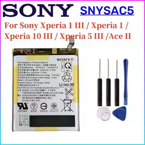 Original Battery SNYSAC5 For Sony Xperia 1iii / Xperia 1 / X10iii / Xperia 10 iii / Xperia 5 III / A
