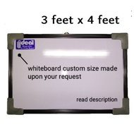 3 feet x 4 feet magnetic whiteboard with tray / 3 ft x 4ft 91 cm x121 cm /36 x 48 inches