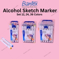 BANTEX Sketch Marker Alcohol Ink Set 12/ 24/36 Alcohol Ink Marker 12/24/36