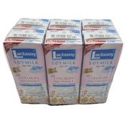 นมถั่วเหลือง แลคตาซอย ไลท์ คอลลาเจน ขนาด 250 มล 6 กล่อง lactasoy soy milk collagen