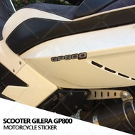 Waterproof Protective Sticker Motorcycle GP800 Logo Sticker 3D Motorcycle Sticker For SCOOTER GILERA