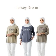 AMIABLY H0094-Blouse Font DREAM Tidak Perlu Digosok Kian Tidak Panas Selesa Dipakai Harian
