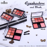Odbo Eyeshadow And Blush Set
