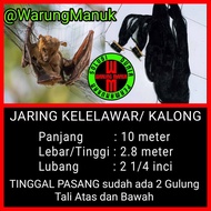 jaring kelelawar 10 meter jaring kalong jaring kampret jebakan kelelawar jala kelelawar siap pakai