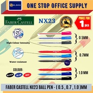 FABER-CASTELL NX23 BALL PEN (0.5/0.7/1.0) / Faber Castell NX23 Ball Pen / Ball Point Pen / Pen Bola