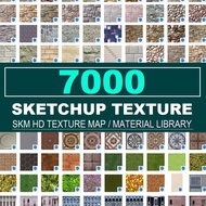 SketchUp | Texture Maps - 7000 HD TEXTURE MAPS SKM MATERIALS FOR SKETCHUP