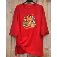 Jumbo Independence Day T-shirt for Women, August Shirt HR3, 7 Sleeves,/ 8, Combed Cotton, White