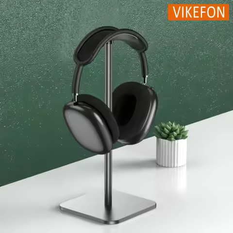 Aluminium Alloy Wireless Earphone Holder Head Mounted Earphone Hanger Can Store for Apple Airpods Ma