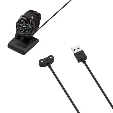 Smartwatch Dock Charger Adapter USB Charging Cable For Ticwatch Atlas/Pro 5 Enduro/X/3/Ultra/LTE/E3 