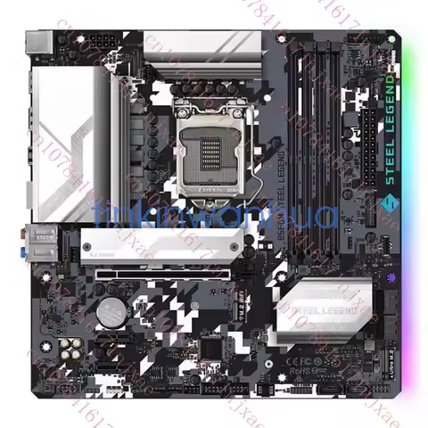 used For ASRock B560M Steel Legend Motherboard LGA1200 PCIe 4.0 M.2 6×SATAIII M-ATX.