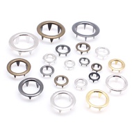 Five-Claw Buckle Ready Stock 7.5-15mm Clothing Accessories Snap Buckle Huangtian Flat Copper Iron Ho