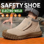 Safety Shoes Safety Boots Waterproof Anti-Scalding Work Shoes Workshop Protective Shoes Safety Shoes Steel Toe Shoes Heavy-Duty Safety Shoes Electric Welder Shoes Anti-Smashing Ste