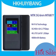 Unlocked MTK MT6877 5G Wi-Fi 6 Sim Card Pocket 2.77Gbps 2GB+32GB 2.4'' Display 5G 4G LTE Modem Cat18 Mobile Hotspot