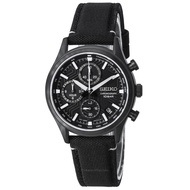 [Creationwatches] Seiko Conceptual Chronograph Nylon Strap Black Dial Quartz SSB421P1 100M Men's Watch