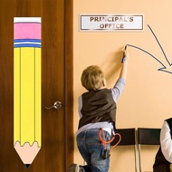 [yiodusi] Pencil Shape Classroom Door Window Cover Curtain Cute Vivid 42.7x8inch