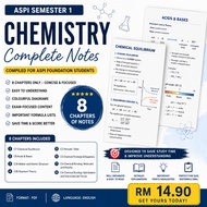 ASPI Chemistry Semester 1 Complete Notes