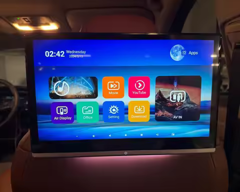 13.3Inch 2G+32G/4G+64G/8G+128G 1080P HD 4K Car TV HDMI Screen Android 14.0 Headrest Monitor For Rear