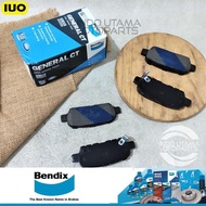 Elgrand E51 E52 Rear Brake Pads BENDIX Brake Pad DB 2278 GCT