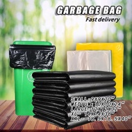 (S, M, L, XL)100 pcs Trash Bag BLACK plastic garbage/trash bag