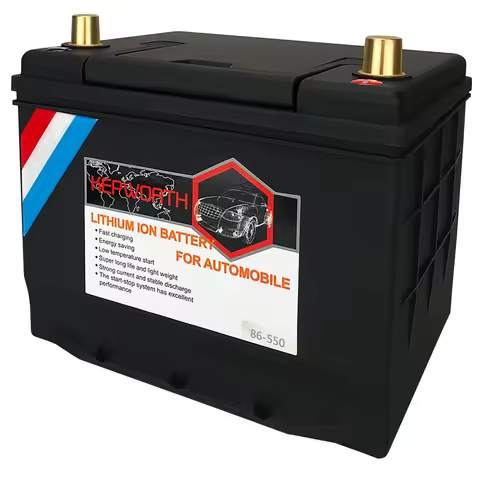 86-550L/R 12V 40AH LiFePo4 Car Battery 1100CCA Lithium Iron Phosphate Battery Pack with 200A BMS for