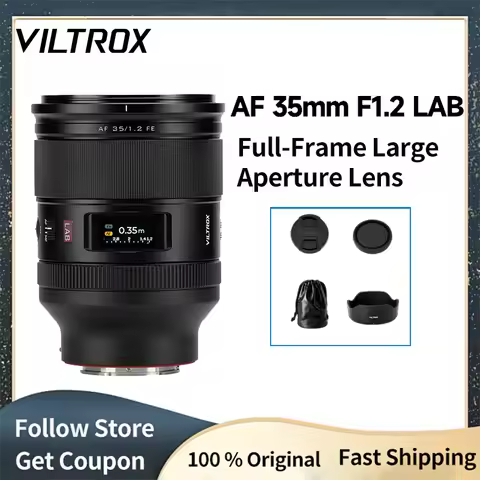 VILTROX AF 35mm F1.2 LAB Full-Frame Large Aperture Lens for Nikon Z Mount Z6III Z8 ZR ZF Z5II Z50II 
