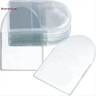 100Pcs Single Pocket Coin Flip, 2Inch Individual Clear Plastic Sleeves Holders Coin Holder Small Coi