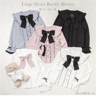 【AiVii】S-3XL KEMEJA BASIC JIRAI KEI HARAJUKU DEARMYLOVE YUMETENBO