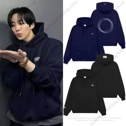 2PM Hoodies Junho MIDNIGHT SUN Concert Letter Print Hoodie Kpop Fashion Lee Junho High Quality Autum
