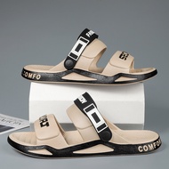 sliper lelaki men slipper Sandal bersaiz besar lelaki 47 ela 2025 musim panas baru sandal pantai dua