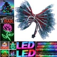 50leds F12mm WS2811 2811 IC Full Color Pixel LED Module Light input DC 5V DC12V IP68 waterproof RGB 