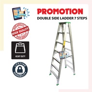 7 Step Double Ladder Aluminium Double Sided Ladder / Tangga 7 Step