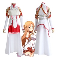 Anime Yuuki Asuna Costume SAO Asuna Cosplay Dress Full Uniform Suit Anime Lolita Dress Sword Art Onl