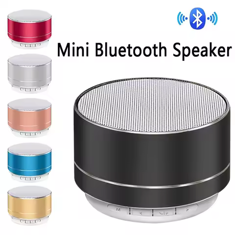 Mini Wireless Bluetooth Speaker Subwoofer Bluetooth Speaker Portable HD Mic Stereo Sound For Audio P