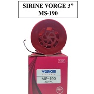 Vorge 3" MS190 220V Siren Motor Vorge MS190 Motorcycle Siren/ Vorge 3 Inch 220V Alarm Siren/