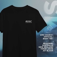 GMS CHURCH Official Basic Tee T-shirt : Imperial AUSTRALIA. NZ. TILES Jet Black