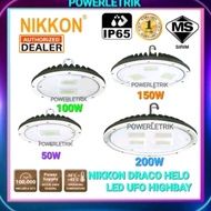 NIKKON DRACO HELO 50W 100W 150W 200W UFO LED HIGHBAY LIGHT 5700K(DAYLIGHT) SIRIM APPROVED