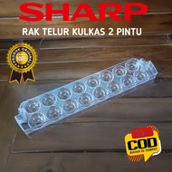 RAK TELUR KULKAS SHARP 2 PINTU KULKAS TYPE BARU ORIGINAL