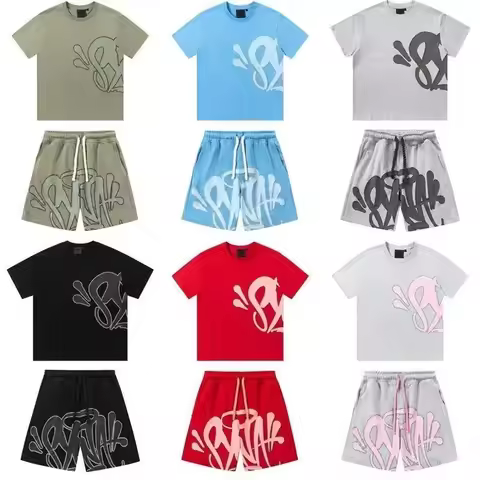 Fashion Central Cee Y2k Clothes Cotton Casual Summer T-Shirt Shorts Women's Men's Clothing Outfit Te