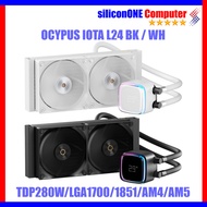 Ocypus Iota L24 BK WH 280W Digital Display INTEL AMD LGA1851 LGA1700 AM5 AM4 Cpu Cooler