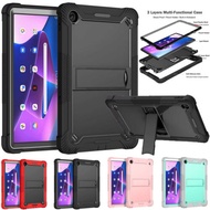 For Lenovo Tab M10 Plus 3rd Gen TB125FU 10.6" Tablet Heavy Duty Hard Plastic Shockproof Kids Stand Case Cover