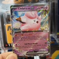 Pokemon Clefairy Lillie EX RR 060/193 - Indonesian Pokemon Card