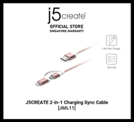 J5CREATE [JML11] USB to Lighting + Micro USB Cable 2-in-1