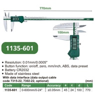 INSIZE Digital Caliper Long Range (0-600mm) / (0-1000mm) | Jaw Length 100mm/150mm 1135-601 / 1135-10