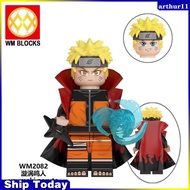 [Xcasd] Arthur Đồ chơi Lego Naruto phim hoạt hình Akatsuki Sasuke Itachi Madara Obito wm6105 6106