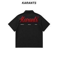Karants Kemeja Boxy Fabrik Cotton Sejuk Sulaman Timbul Lelaki & - KR301
